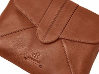 Schoudertas en clutch dr amsterdam, camel - afbeelding 4 van  6