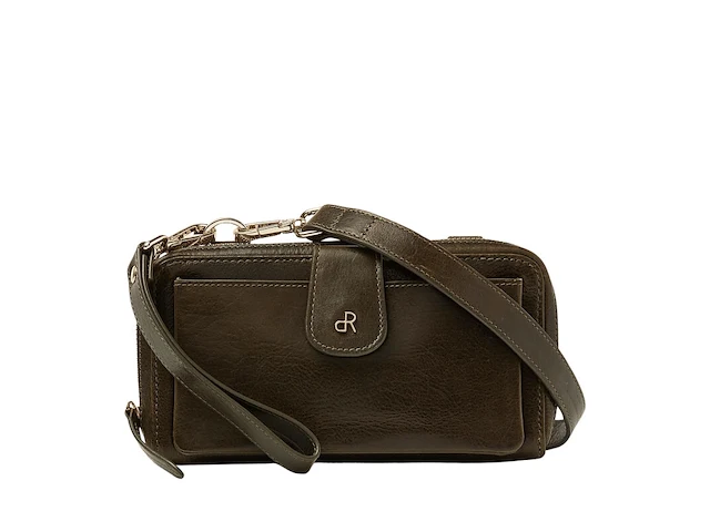 Schoudertas en clutch dr amsterdam, green - afbeelding 1 van  6