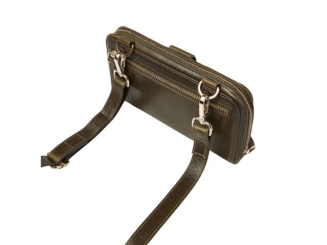 Schoudertas en clutch dr amsterdam, green - afbeelding 2 van  6