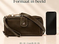 Schoudertas en clutch dr amsterdam, green - afbeelding 6 van  6