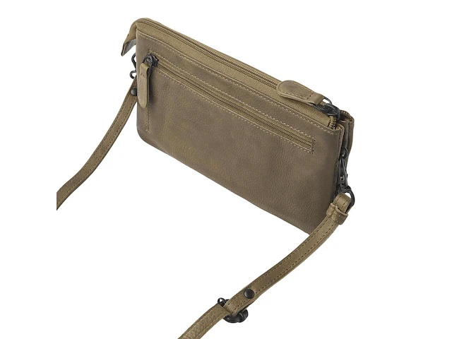 Schoudertas en clutch dr amsterdam, olive - afbeelding 2 van  6