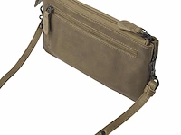 Schoudertas en clutch dr amsterdam, olive - afbeelding 2 van  6
