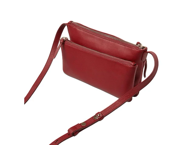 Schoudertas en clutch dr amsterdam, red - afbeelding 2 van  6