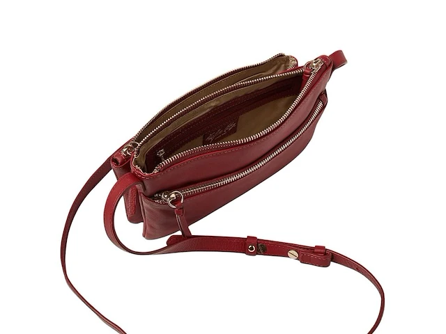 Schoudertas en clutch dr amsterdam, red - afbeelding 3 van  6