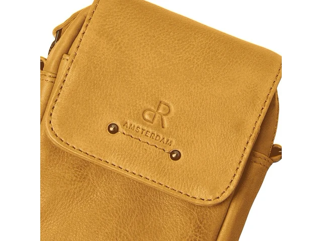Schoudertasje dr amsterdam, yellow - afbeelding 4 van  6