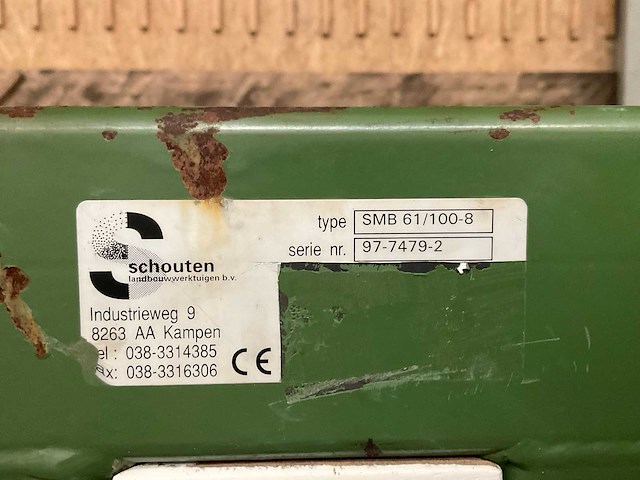 Schouten smb 61/100-8 sorteermachine - afbeelding 7 van  17