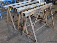 Schraag - 4 stuks - 160x60x80 cm