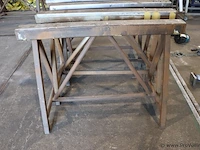 Schraag - 4 stuks - 160x60x80 cm - afbeelding 2 van  5
