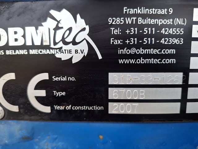 Schredder voor hout en groen obm, 6700b, bouwjaar 2007 - afbeelding 18 van  40