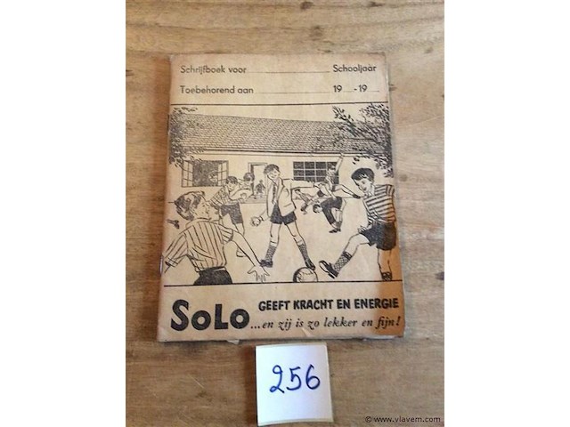 Schrift met sigarenbandjes - afbeelding 1 van  5