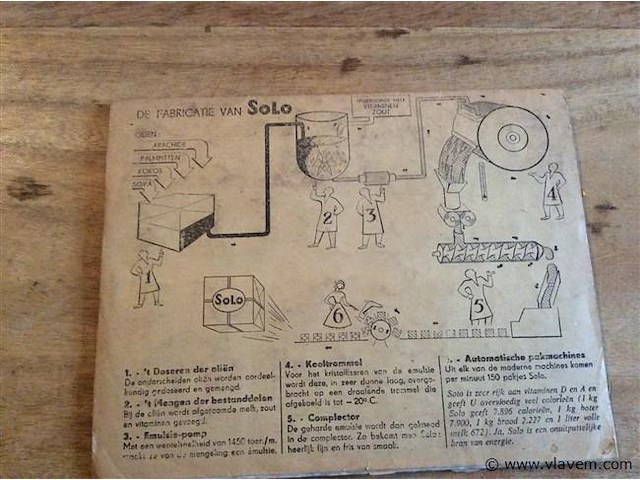 Schrift met sigarenbandjes - afbeelding 5 van  5