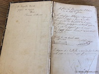 Schrift prijs inzendingen openbare werken +- 1868. - afbeelding 5 van  5