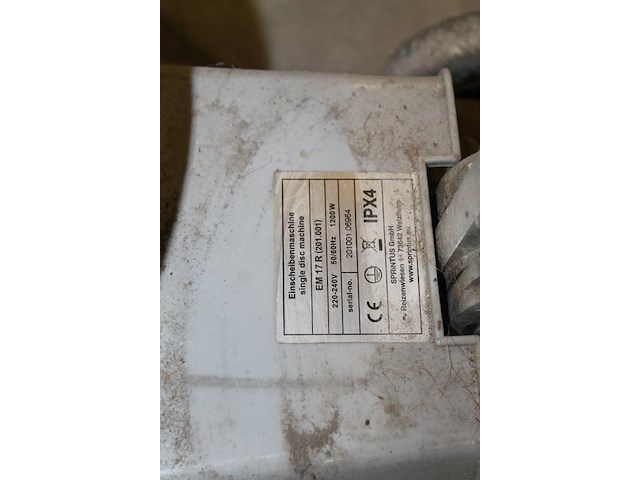 Schrobmachine sprintus em 17 r. let op! borstel ontbreekt. - afbeelding 3 van  4