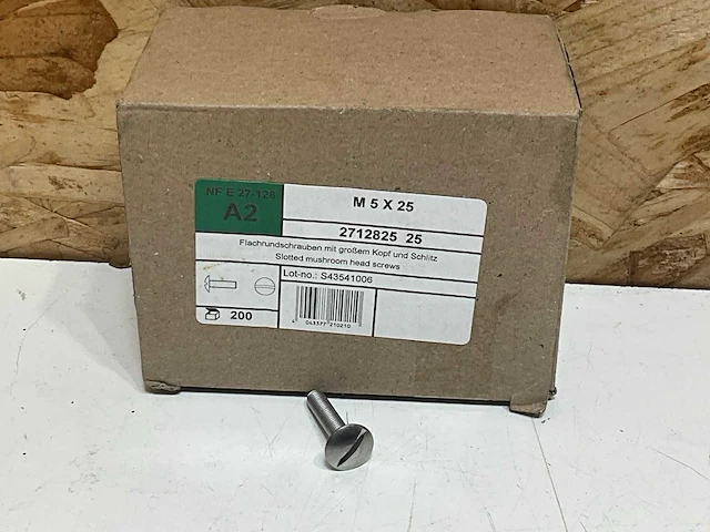 Schroef m5x25 (1600x) - afbeelding 1 van  3
