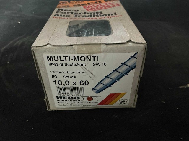 Schroefanker (10.0x60 mm, 50 stuks) (17x) - afbeelding 2 van  3
