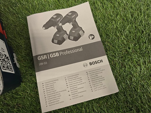 Schroefboormachine bosch professional, gsr 18v-55, blauw - afbeelding 4 van  5
