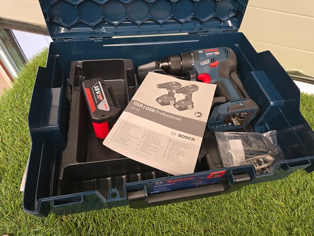 Schroefboormachine bosch professional, gsr 18v-55, blauw - afbeelding 5 van  6