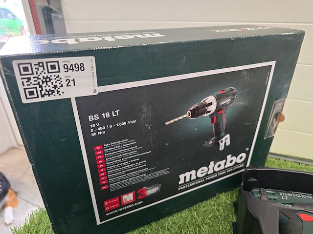 Schroefboormachine metabo, bs 18 lt, groen - afbeelding 2 van  6