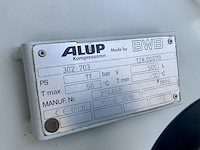 Schroefcompressor + 500l vat + ontvochtiger, alup, sck 15-08/500/t, 1999 - afbeelding 2 van  10