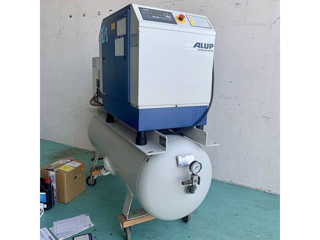 Schroefcompressor + 500l vat + ontvochtiger, alup, sck 15-08/500/t, 1999 - afbeelding 3 van  10