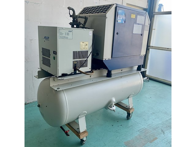 Schroefcompressor + 500l vat + ontvochtiger, alup, sck 15-08/500/t, 1999 - afbeelding 6 van  10
