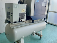 Schroefcompressor + 500l vat + ontvochtiger, alup, sck 15-08/500/t, 1999 - afbeelding 6 van  10