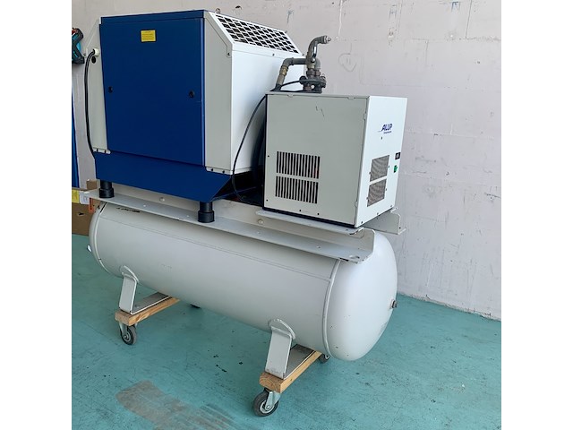 Schroefcompressor + 500l vat + ontvochtiger, alup, sck 15-08/500/t, 1999 - afbeelding 7 van  10