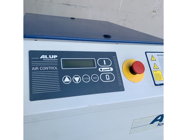 Schroefcompressor + 500l vat + ontvochtiger, alup, sck 15-08/500/t, 1999 - afbeelding 8 van  10