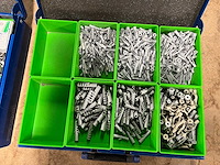 Schroeven, bouten, moeren in sortimo metalen assortimentskist (2x) - afbeelding 4 van  6