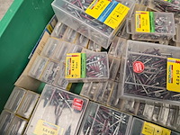 Schroeven ca 100 dozen in krat rotadrill, partij - afbeelding 4 van  6