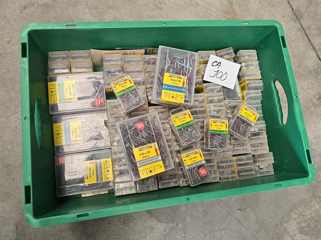 Schroeven ca 100 dozen in krat rotadrill, partij - afbeelding 6 van  6