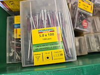 Schroeven ca 120 dozen in krat rotadrill, partij - afbeelding 2 van  8