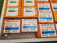 Schroeven diverse maten ca 25 dozen heco-fix plus, partij - afbeelding 3 van  6