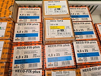 Schroeven diverse maten ca 25 dozen heco-fix plus, partij - afbeelding 4 van  6