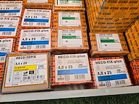 Schroeven diverse maten ca 30 dozen heco-fix plus, partij - afbeelding 4 van  7
