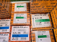 Schroeven diverse maten ca 30 dozen heco-fix plus, partij - afbeelding 7 van  7