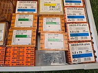 Schroeven diverse maten ca 30 dozen heco-fix plus, partij - afbeelding 9 van  9