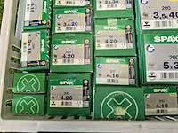 Schroeven diverse maten. ca 35 dozen spax, partij - afbeelding 3 van  9