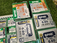Schroeven diverse maten. ca 35 dozen spax, partij - afbeelding 5 van  9