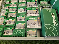 Schroeven diverse maten. ca 35 dozen spax, partij - afbeelding 8 van  9