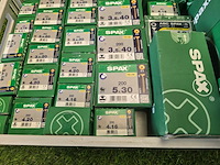 Schroeven diverse maten. ca 35 dozen spax, partij - afbeelding 9 van  9