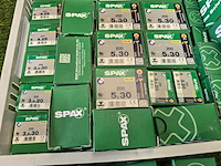 Schroeven diverse maten. ca 45 dozen spax, partij - afbeelding 2 van  9