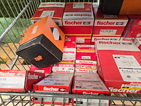 Schroeven en pluggen ca 45 dozen fischer, partij - afbeelding 2 van  6