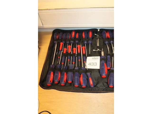 Schroevendraaier / bitset in foedraal. - afbeelding 3 van  3