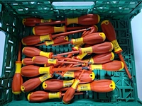 Schroevendraaiers electra tot 1000 v mix maten 24 stuks - afbeelding 2 van  3