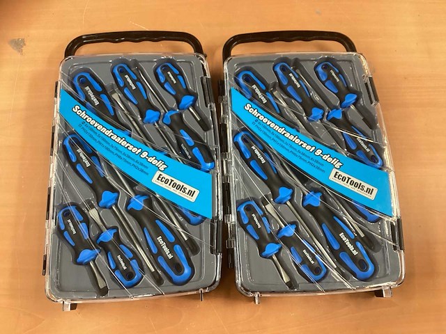 Schroevendraaierset 9 delig (2x) - afbeelding 1 van  2