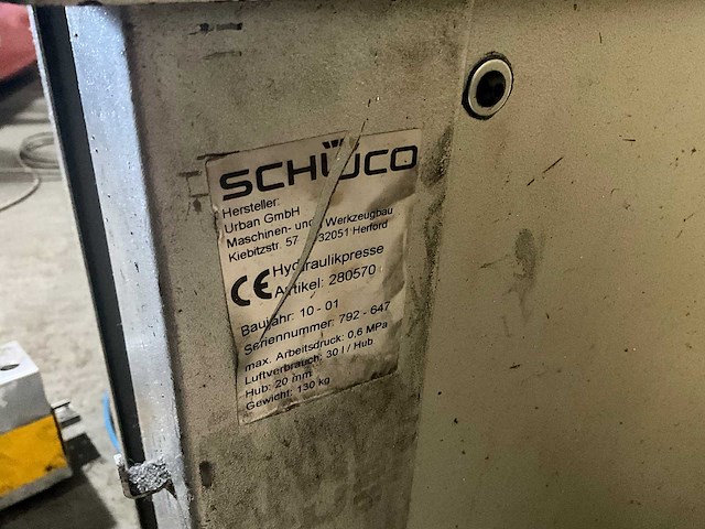 Schüco - 280570 - hydrauliek pers / stansmachine v.v. diverse stansen - afbeelding 3 van  16