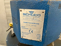 Schüco 297 838 pons machine v.v draaibaar plateau en div pons gereedschappen - afbeelding 3 van  9