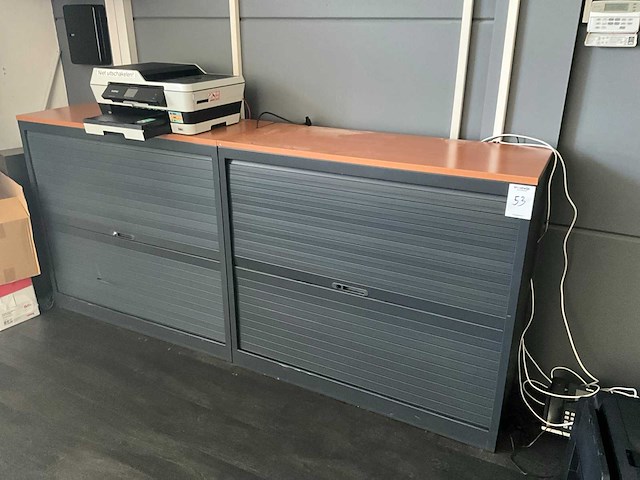 Schuifdeur archiefkast (2x) - afbeelding 1 van  5
