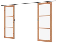 Schuifdeur de luxe 2345x1894 mm - afbeelding 1 van  1